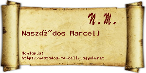 Naszádos Marcell névjegykártya